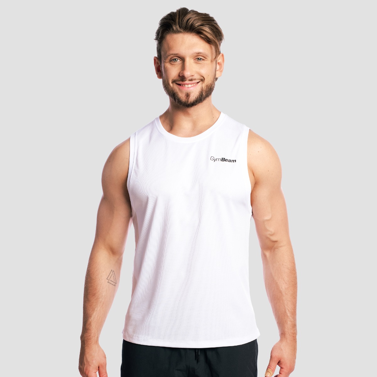 Base Mesh Tanktop Blanc - GymBeam