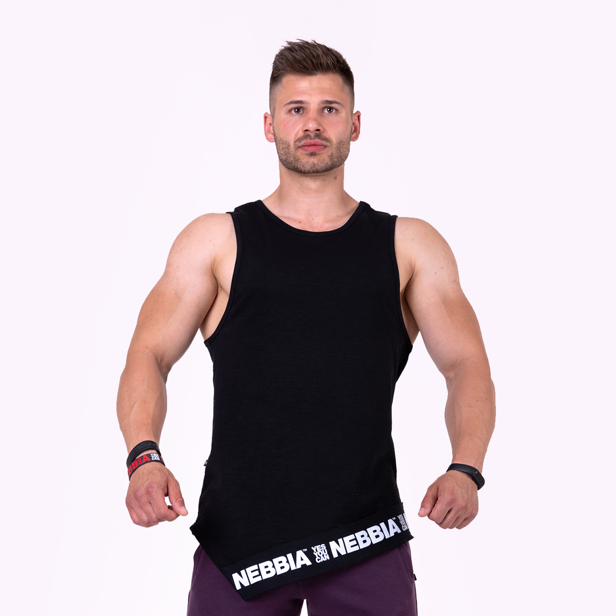 Men‘s singlet Be rebel! Black - Nebbia