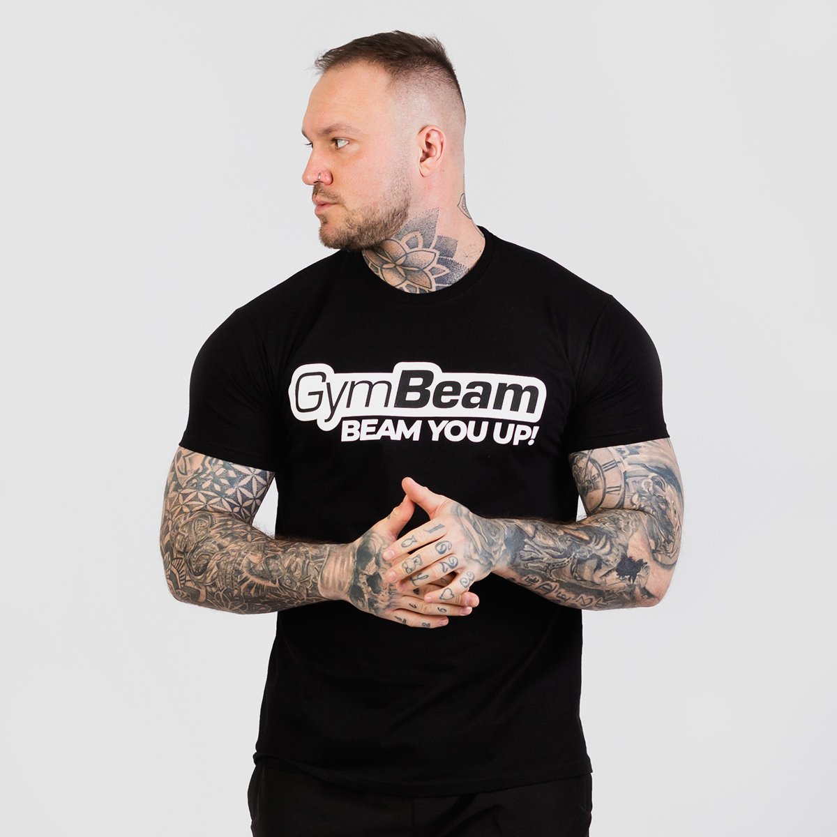 T-shirt Beam – Noir – GymBeam.