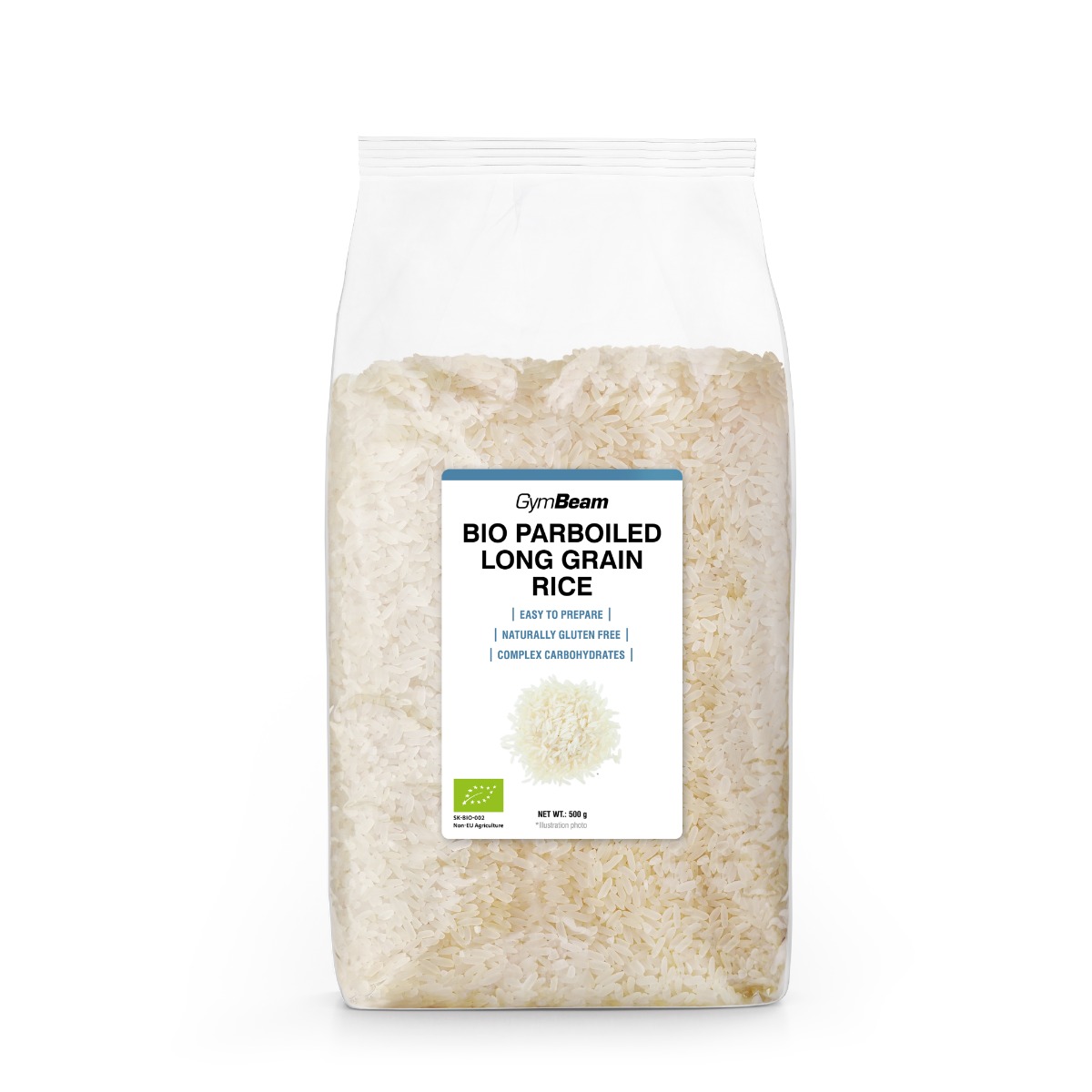 Riz brun complet à grains longs, précuit – GymBeam.