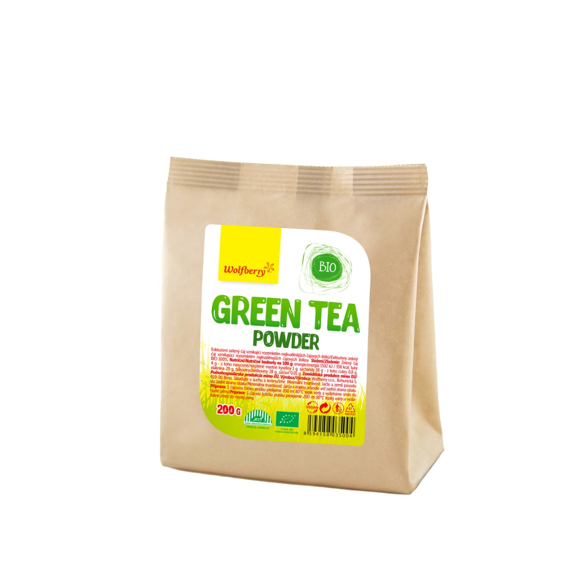 BIO Green tea powder - Wolfberry
