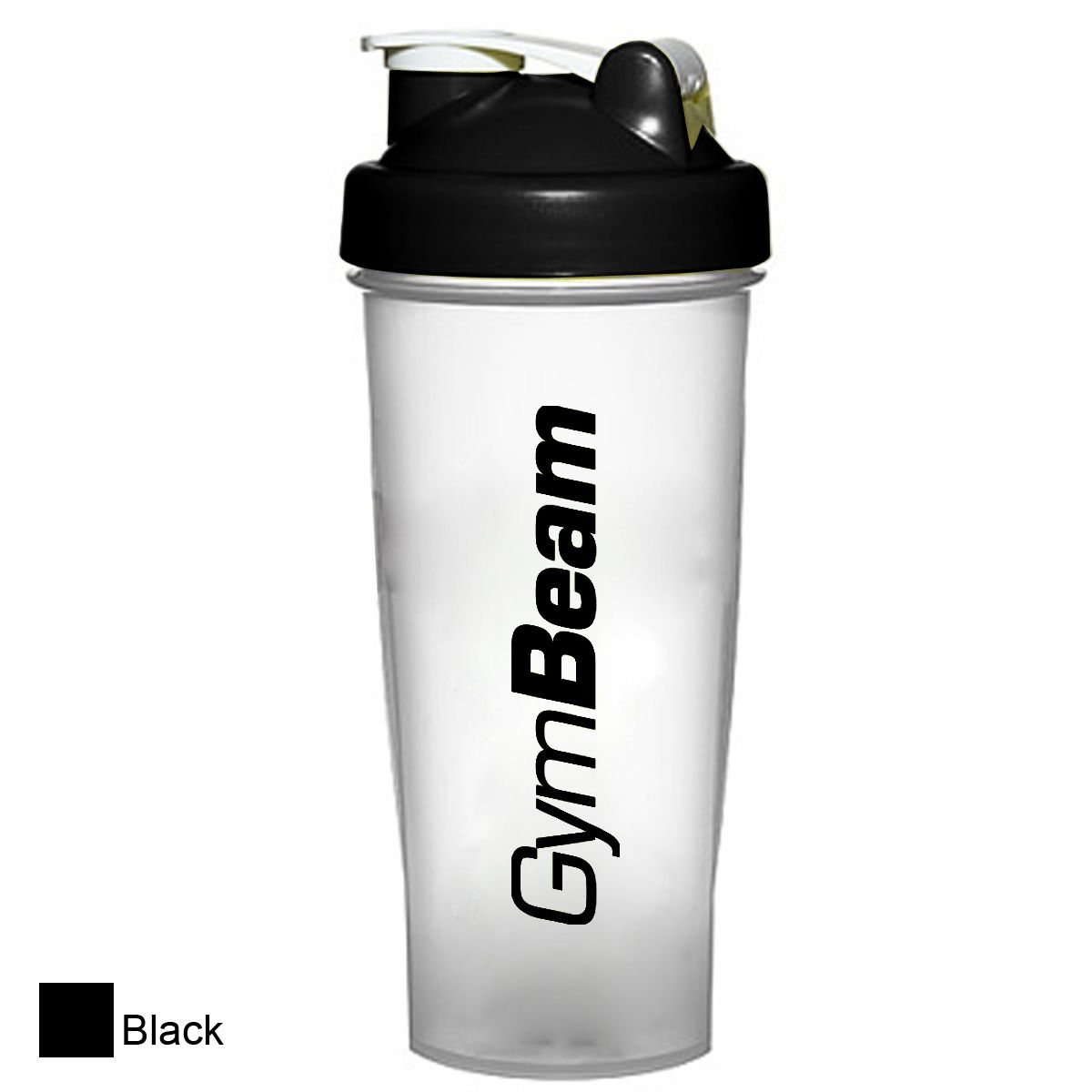 Shaker mélangeur transparent noir, 700 ml - GymBeam.