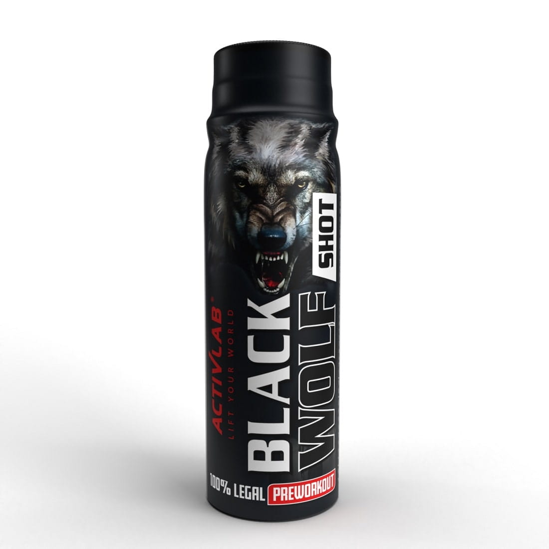Predtréningový stimulant Black Wolf Shot 80 ml - ActivLab