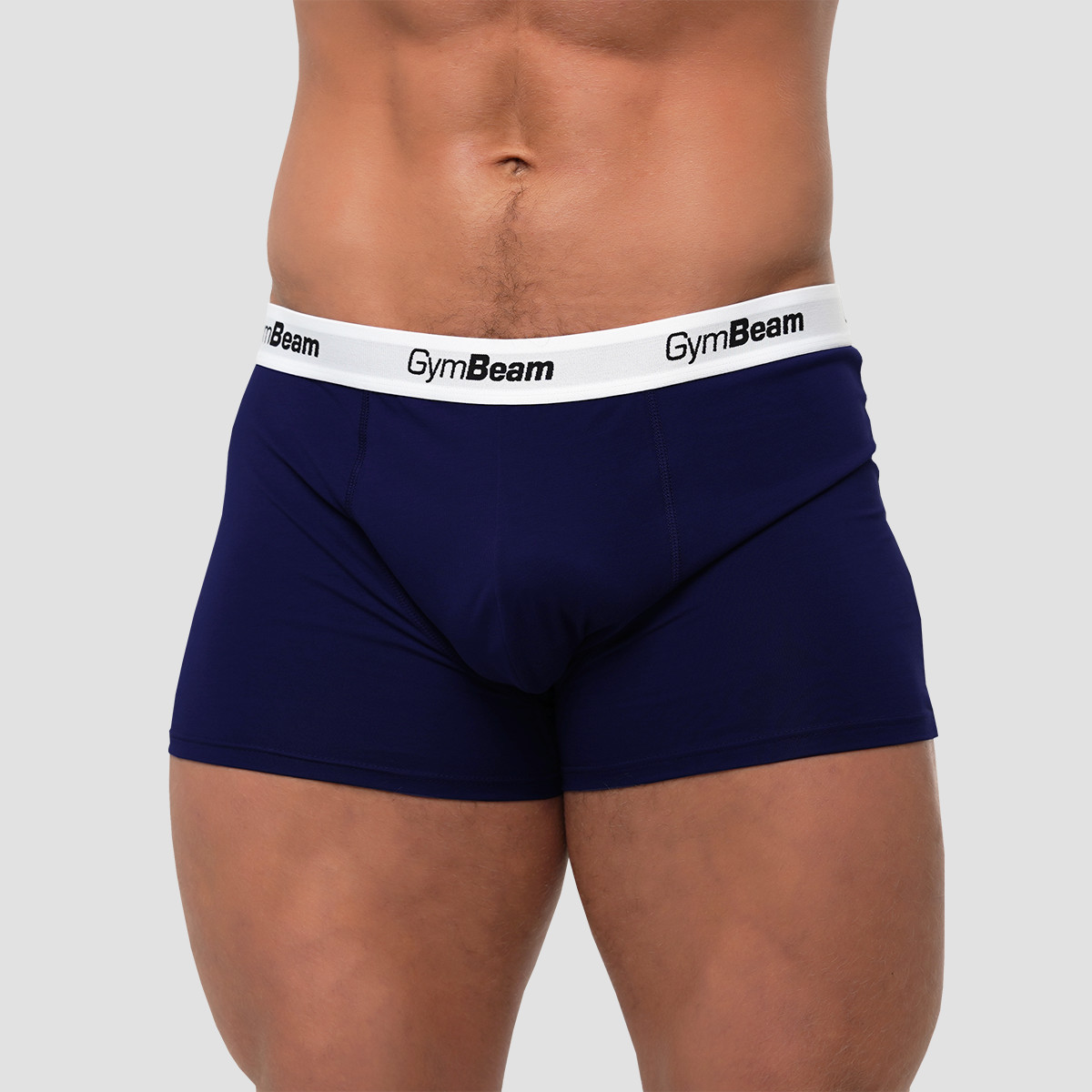 Boxers Homme, Essentiels, 3 pièces, Bleu Marine - GymBeam.