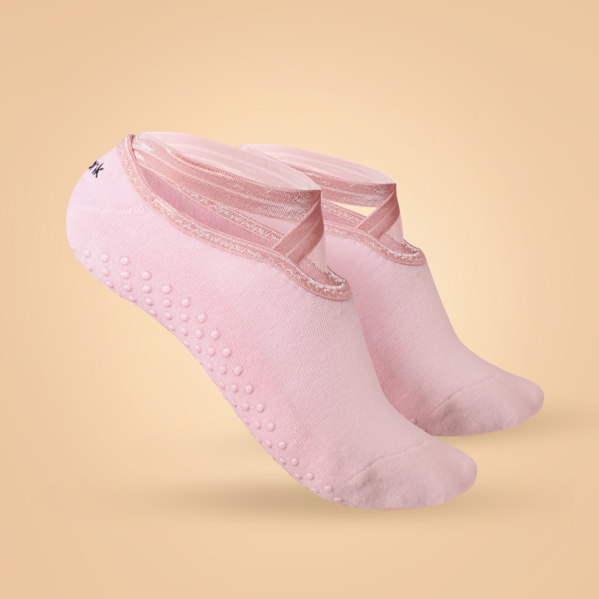Chaussettes de yoga Grip – Rose – BeastPink