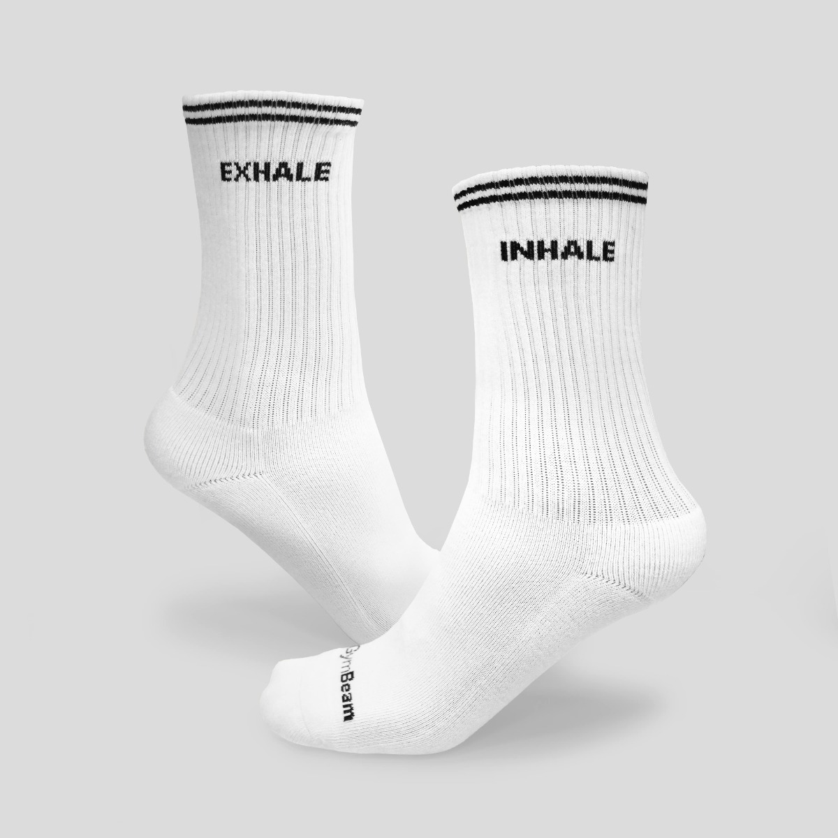 Chaussettes Breathe, couleur blanche - GymBeam.