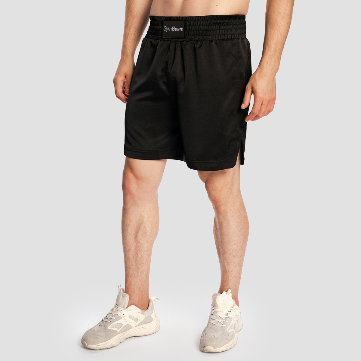 Shorts de boxe Combat, couleur noire - GymBeam.