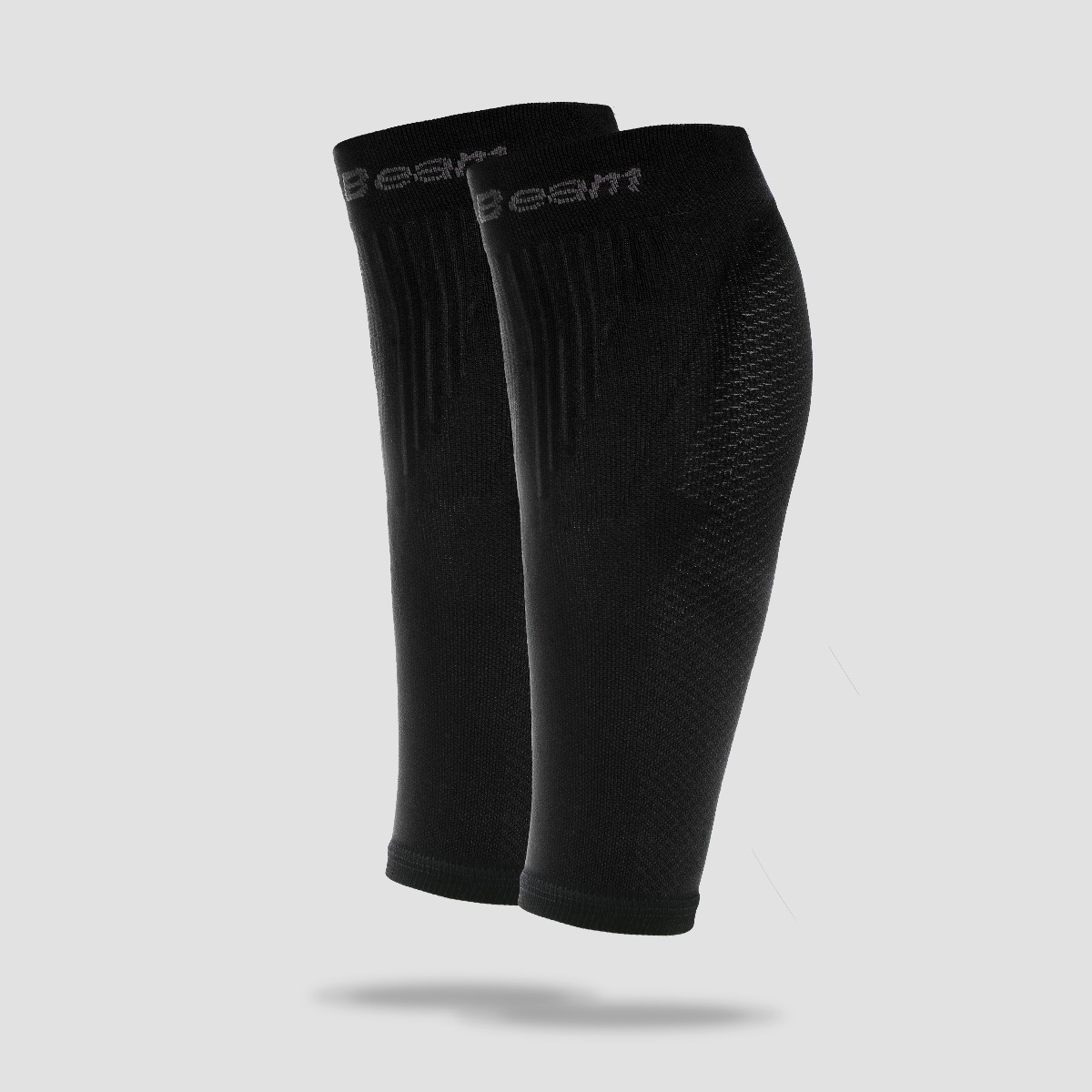 Manchons de compression pour les mollets, couleur noire - GymBeam.