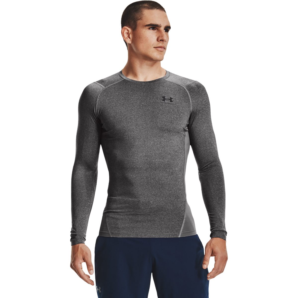 Compression T-shirt HG Armour Comp LS Grey - Under Armour