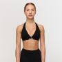 Fierce Halter Sports Bra Black - GymBeam XL