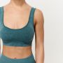 Lift Seamless Sports Bra Petrol - GymBeam XL