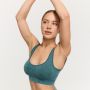Lift Seamless Sports Bra Petrol - GymBeam XL