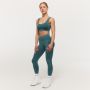 Lift Seamless Sports Bra Petrol - GymBeam XL