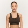Limitless Sports Bra Espresso - GymBeam M