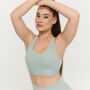 Limitless Sports Bra Eucalypt - GymBeam XXL