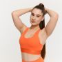 Limitless Sports Bra Orange - GymBeam XXL