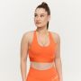 Limitless Sports Bra Orange - GymBeam XXL