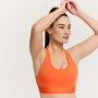 Limitless Sports Bra Orange - GymBeam XXL