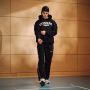 Varsity Pants Black - GymBeam XXXL