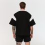 Premium Heavyweight Varsity T-Shirt Black  - GymBeam XXL