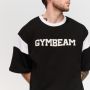 Premium Heavyweight Varsity T-Shirt Black  - GymBeam XXL