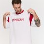 Premium Heavyweight Varsity T-Shirt White  - GymBeam XXL