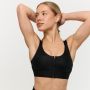 Prime Sports Bra Black - GymBeam XXL