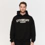 Varsity Hoodie Black - GymBeam XXL