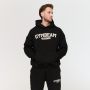 Varsity Hoodie Black - GymBeam XXL