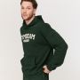 Varsity Hoodie Green - GymBeam XXL