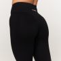 Women‘s Fierce Leggings Black - GymBeam XXL