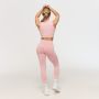 Women‘s Fierce Seamless Leggings Baby Pink - GymBeam XXL