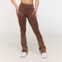 Women‘s Fierce Seamless Pants Brown - GymBeam XXL