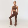 Women‘s Fierce Seamless Pants Brown - GymBeam XXL