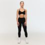 Women‘s Fierce V-back Leggings Black - GymBeam XXL