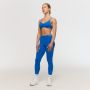 Women‘s Fierce V-back Leggings Blue - GymBeam XXL