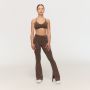 Women‘s Fierce V-back Pants Cappuccino - GymBeam XXL