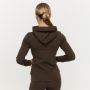 Women‘s Limitless Zip Up Hoodie Espresso - GymBeam XL