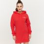 Women‘s Limitless Longline Hoodie Hot Red - GymBeam XXL