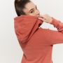 Women‘s Limitless Longline Hoodie Cinnamon - GymBeam XXL