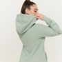 Women‘s Limitless Longline Hoodie Eucalypt - GymBeam XXL