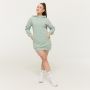 Women‘s Limitless Longline Hoodie Eucalypt - GymBeam XXL