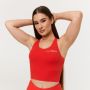 Women‘s BEAT Sports Top Tangerine - GymBeam XXL