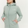 Women‘s Limitless Zip Up Hoodie Eucalypt - GymBeam XXL