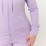Women‘s Limitless Zip Up Hoodie Lavender - GymBeam XXL