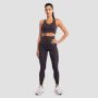 Women‘s Aura Leggings Tee Brown - GymBeam XXL