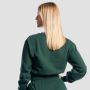 Women‘s GymBabe Jumper Forest - GymBeam XL
