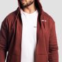 Zone Zip Up Hoodie Cherrywood - GymBeam XXL