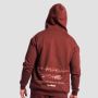 Zone Zip Up Hoodie Cherrywood - GymBeam XXL