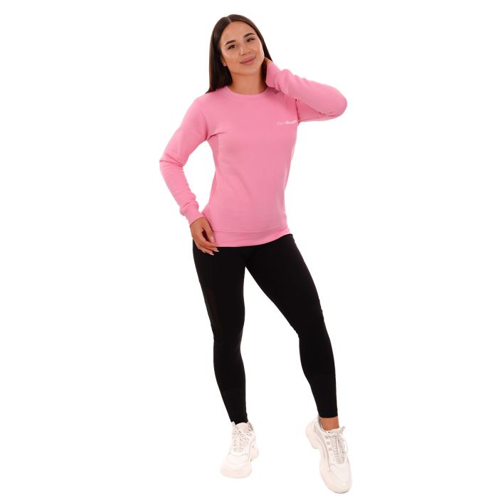 Women‘s Jumper Basic Baby Pink - GymBeam XXL